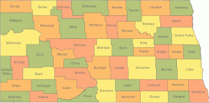 north-dakota-county-map